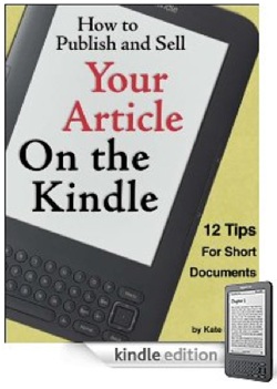 How to Publish Your Article on the Kindle Ebook