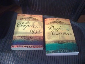 Paperbacks Emperor's Edge and Dark Currents